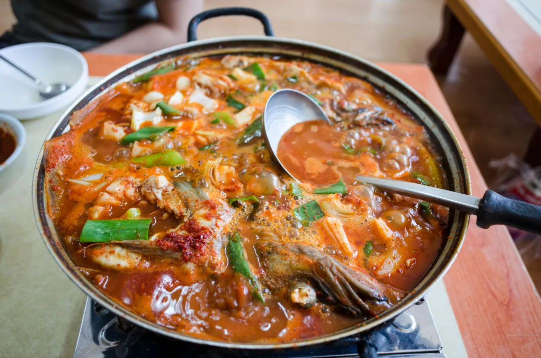 Orange Spicy Giant Catfish Soup