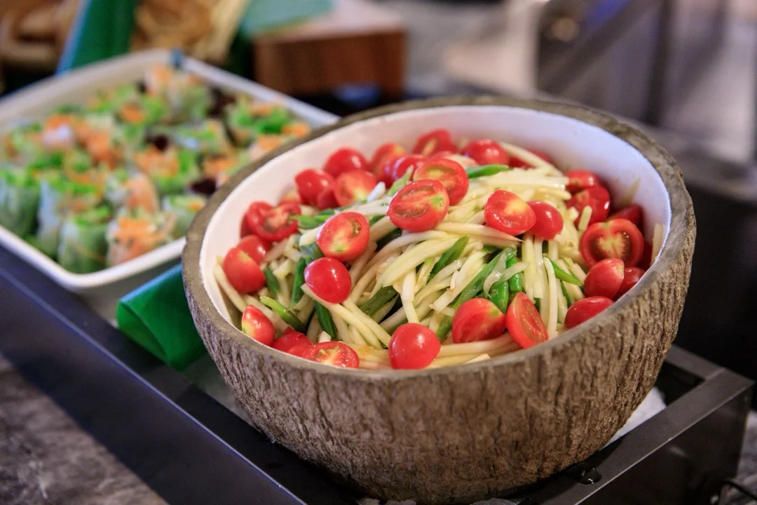Mango Papaya Salad