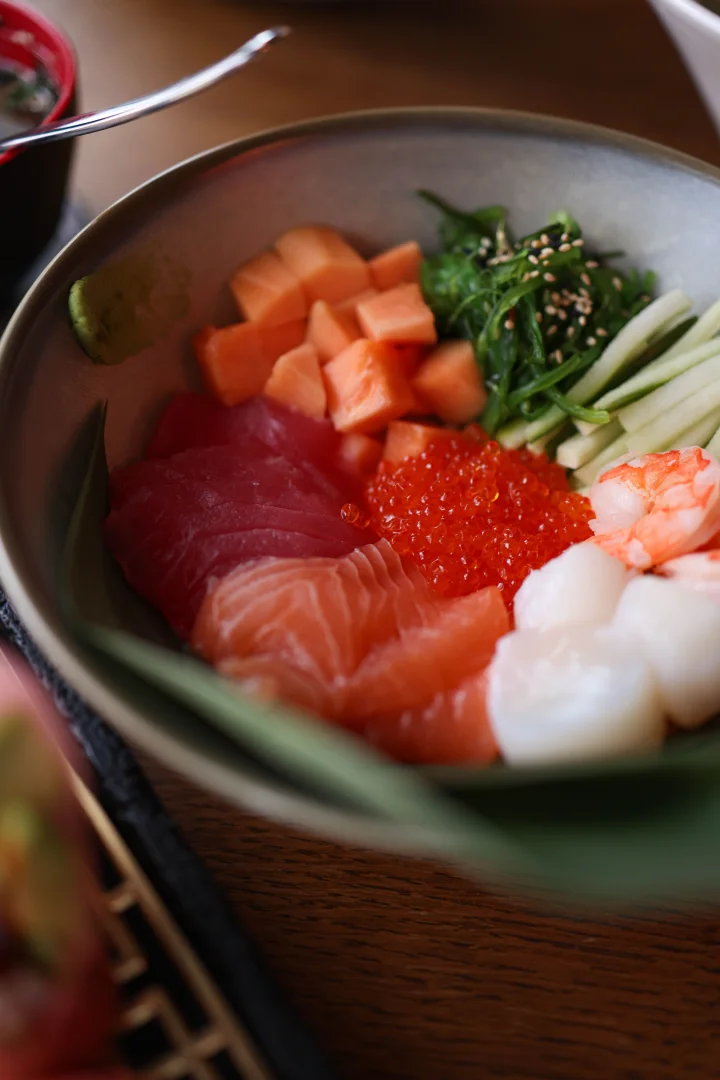 Salmon Starlet Salad (Wasabi)