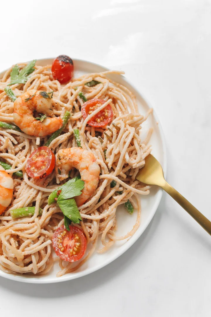 Tom Yum River Prawn Spaghetti